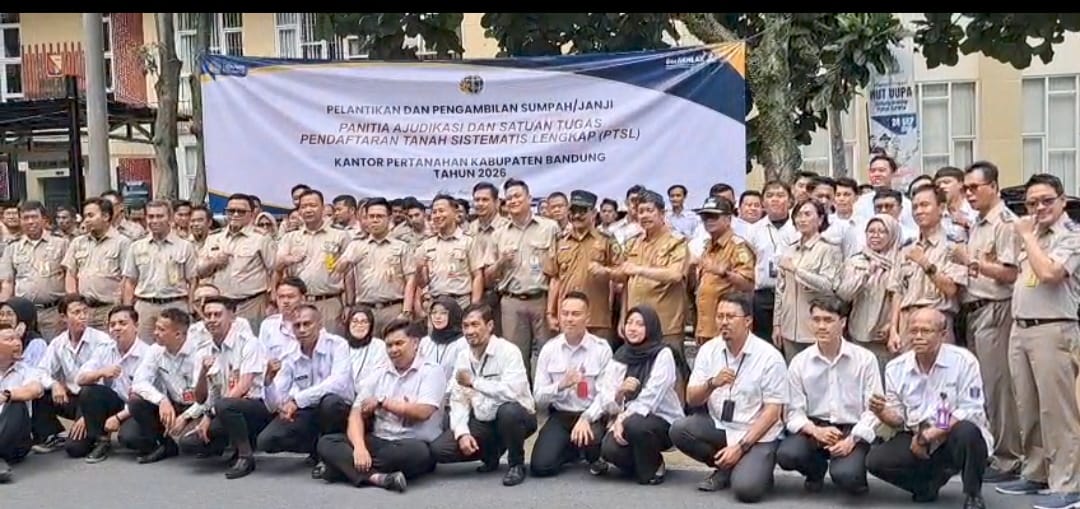 Usai Lantik Panitia PTSL, Iim Rohiman Langsung Gaspol 40 Ribu Bidang Tanah